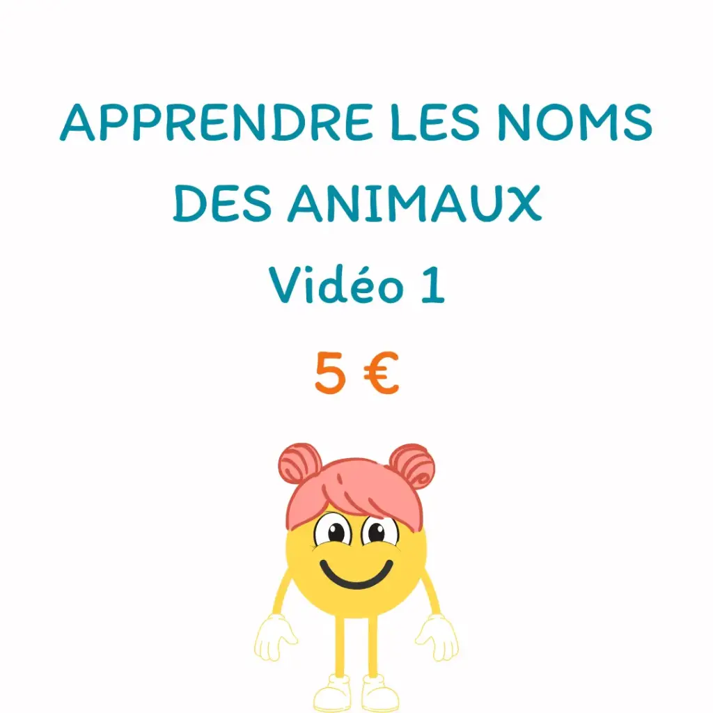 Apprendre les noms des animaux : Vidéo 1