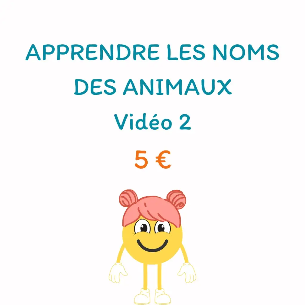 Apprendre les noms des animaux : Vidéo 2
