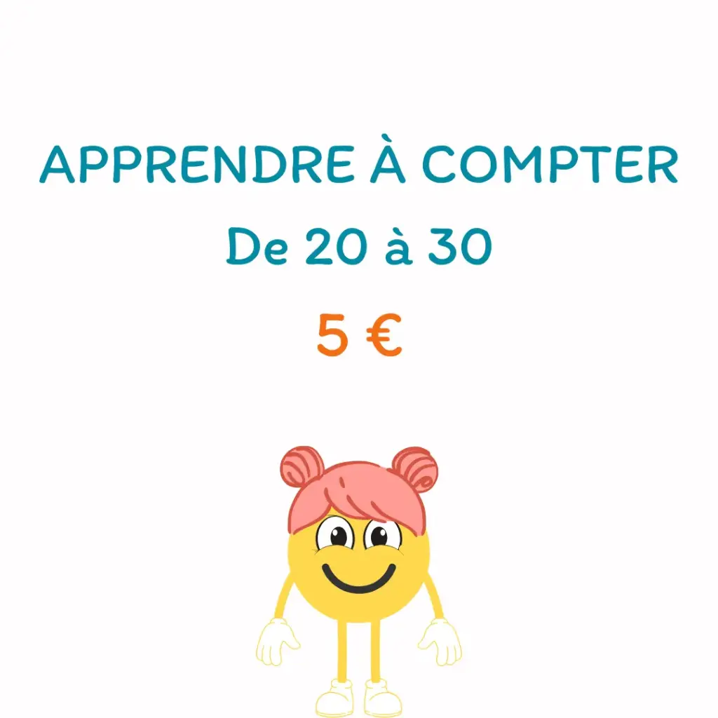 Apprendre à compter de 20 à 30
