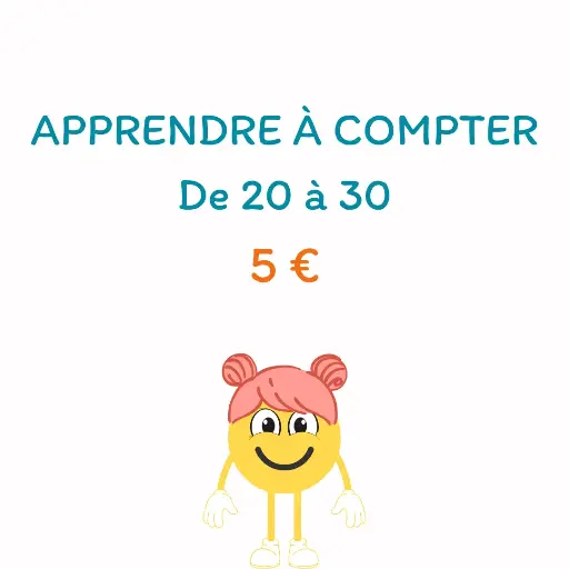 Apprendre à compter de 20 à 30