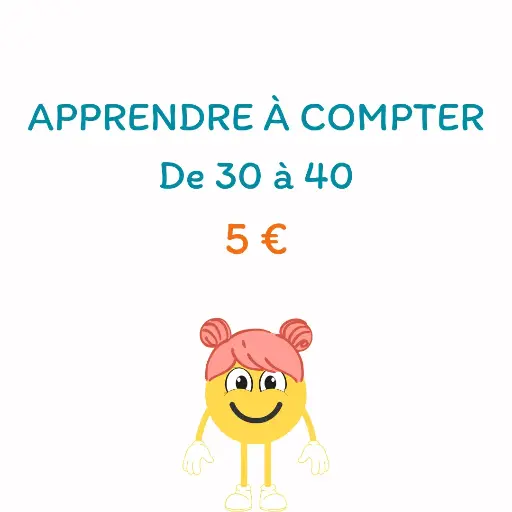 Apprendre à compter de 30 à 40